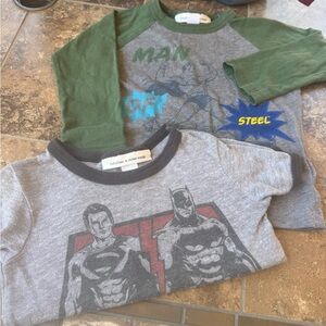 GAP Kids Long Sleeve Tees - Gray and Green